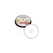Диск DVD-R Mirex 4.7Gb, 16x, 10шт. Cake Box, printable inkjet