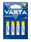 Батарейка Varta Energy, LR03, AAA, 4 шт. (04103229414)