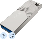 Флэшка 16Gb USB 3.2 Netac UM1 NT03UM1N-016G-32PN серебристая