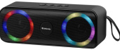 Портативная колонка Defender Q1 10W, Bluetooth система с LED подсветкой, MP3-плеер, FM-тюнер
