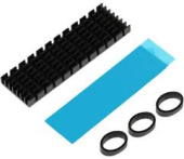 Радиатор для SSD Digma DGRDRM2A черный металл Ret