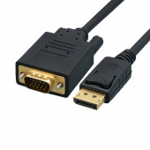 Кабель DisplayPort-VGA Cablexpert CCP-DPM-VGAM-6, 1.8м, 20M 15M, черный, экран