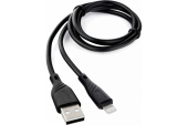 Кабель USB A(m) - Lightning (для Apple),  1м, Classic, Cablexpert CCB-USB-AMAPO1-1MB