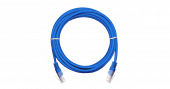 Кабель Patch Cord RJ45, UTP, Cat-5e, PVC, 10m, синий NETLAN EC-PC4UD55B-BC-PVC-100-BL