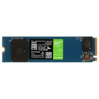 Накопитель SSD WD Original PCI-E x4 480Gb WDS480G2G0C Green SN350 M.2 2280