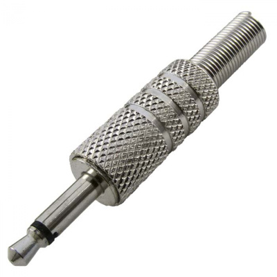 Разъем кабельный SZC-0022 3.5 мм mono, металлический