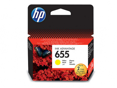 Картридж HP CZ112A №655 Yellow - HP Deskjet Ink Advantage 3525/5525/4615/4625