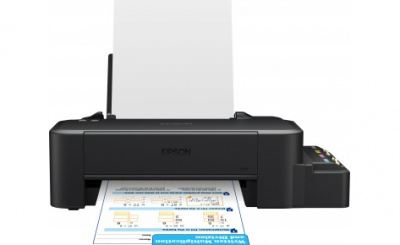 Принтер струйный Epson Stylus L120 (A4, до 8.5 (4.5) стр/мин, 720x720dpi, 4 цвета, бумага до 95г/м2,