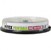 Диск CD-R Mirex 700Mb, 48x, 10шт. Cake box, printable inkjet