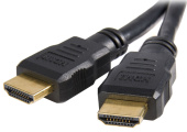 Кабель HDMI - HDMI,  3м, v2.0, 19M/19M, черный, позолоченные контакты, экранированный, Wize