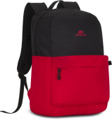 Рюкзак для ноутбука 15.6 Riva Mestalla 5560 красный черный полиэстер