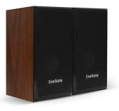 Звуковые колонки ExeGate Tango 312, питание USB, 2х3Вт (6 Вт RMS), 80-20000Гц, темное дерево