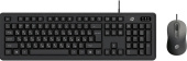 Клавиатура + мышь Oklick S605 USB, Multimedia, black
