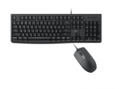 Клавиатура + мышь Dareu MK185 ver2, 1,8м, USB, черная