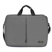 Сумка ExeGate Office F1590 Grey, серая, полиэстер, для ноутбуков до 15.6