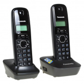 Радио-телефон Panasonic KX-TG1612RUH (серый) 2 трубки