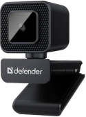 Веб-камера Defender G-lens 2596 QHD (4K 3840 x 2160) 12МП, обз. 86.1°, микр., 1,5м., поворот 360 °,