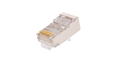 Коннектор RJ-45 (8P8C) NETLAN EC-UP8P8C-SD-003-TR под витую пару, категория 5e, универс., экранирова