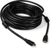 Кабель HDMI - HDMI 15м v2.0 19M/19M, позол., феррит кольца, ExeGate EX-CC-HDMI2-15.0F