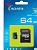 Карта памяти microSDXC 64Gb A-Data AUSDX64GUICL10A1-RA1 Premier Pro + adapter