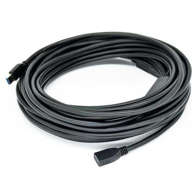 Кабель USB A(f) - A(m), 15,2м, активный кабель USB-A 3.0 (вилка-розетка) USB 3.0, Kramer CA-USB3/AAE