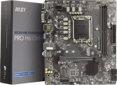 Материнская плата MSI PRO H610M-E DDR4