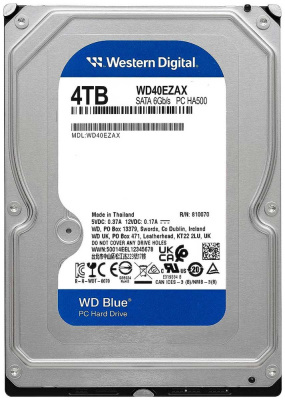 Жесткий диск WD Original SATA-III 4Tb WD40EZAX Blue (5400rpm) 256Mb 3.5